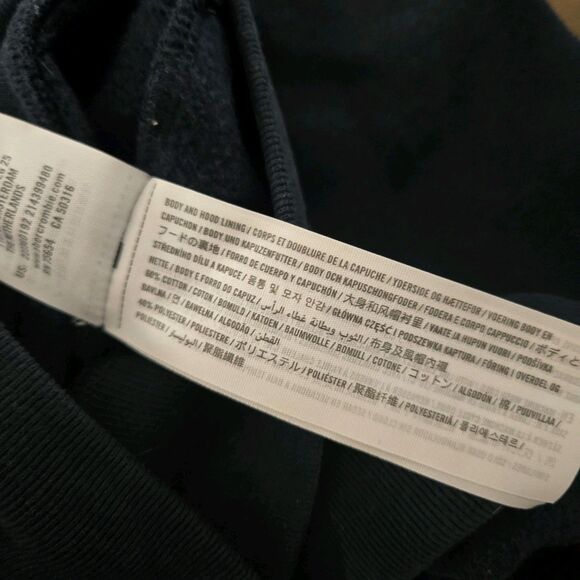 Abercrombie & Fitch Navy Blue Boys Hoodie Size 13/14 - Picture 7 of 7